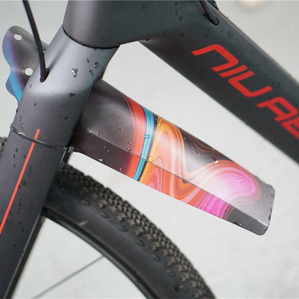 Lanfy Spakbor Sepeda Dengan Pengikat Kabel MTB Bike Fender Bicycle Saddle Fender Sepeda Jalan Gunung Depan/Belakang