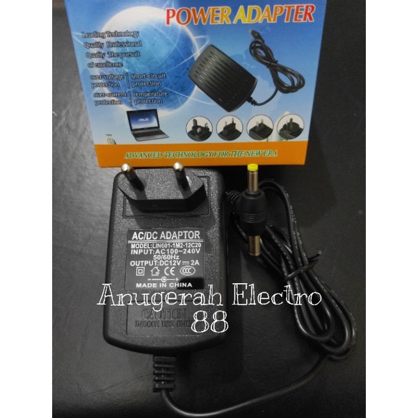 Adaptor 12V 2A DOUBLE JACK T