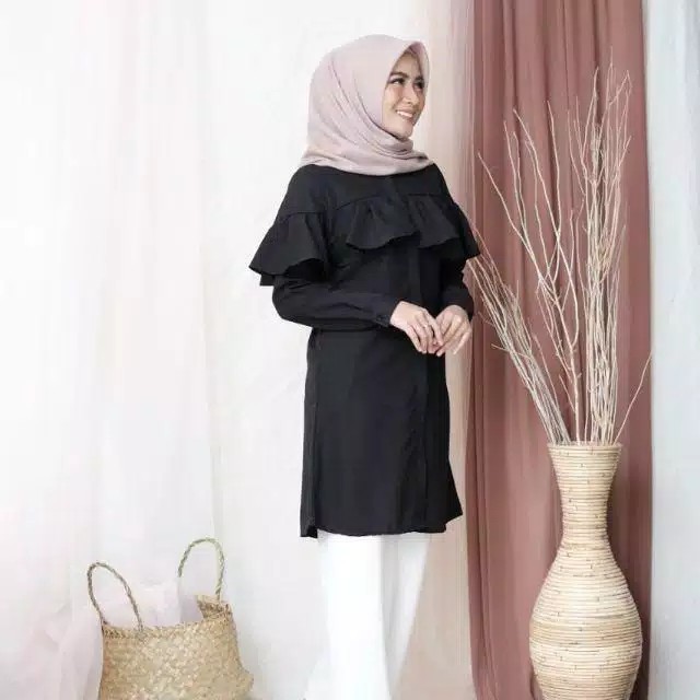 DISKON - SARAH BLOUSE - FLOTTILICIOUS / ATASAN MURAH / BLOUSE MURAH / GROSIR BAJU ONLINE