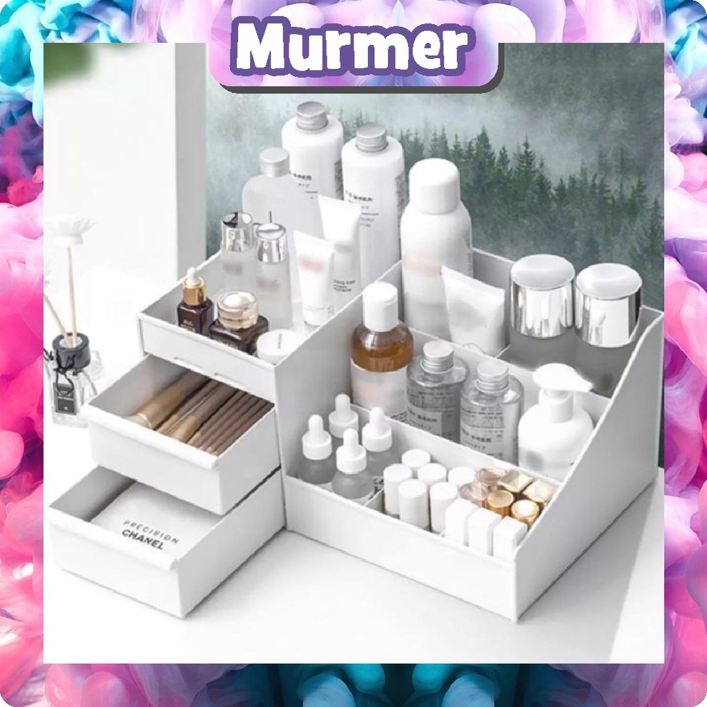 MurmerOfficial Rak Kosmetik / Cosmetic Storage Drawer / Kotak Penyimpanan Makeup Organizer / Rak Kosmetik R562