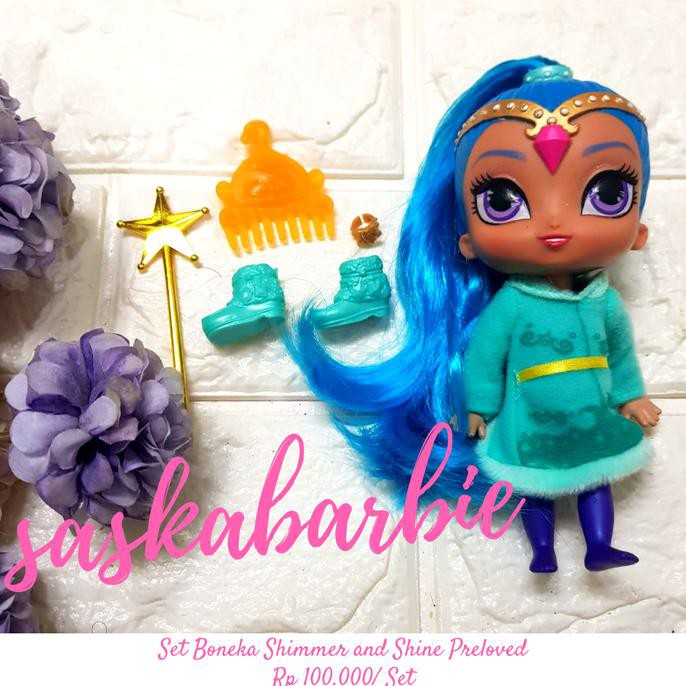 Bss 003 - Boneka Shimmer And Shine Preloved - Doll - Boneka - Original