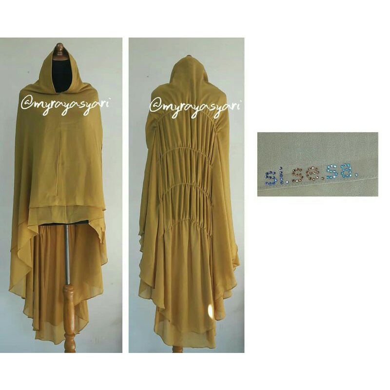 Khimar sisesa(Preloved)