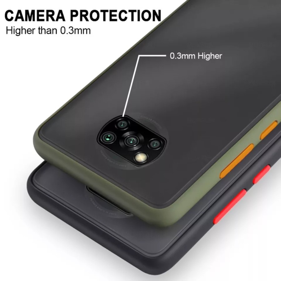 Soft Case Poco X3 NFC / Poco X3 pro Soft My Choice Aero Color Button Matte