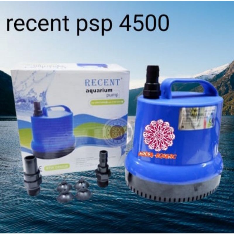 pompa celup air aquarium kolam ikan hias recent aa psp 4500