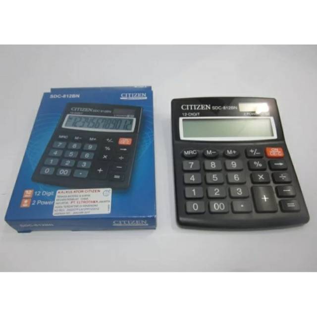 

KALKULATOR CITIZEN SDC 812BN ORIGINAL BERGARANSI