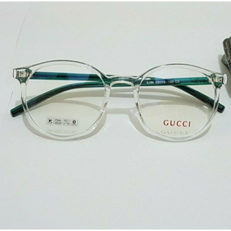 Kacamata 8260 putih bening premium