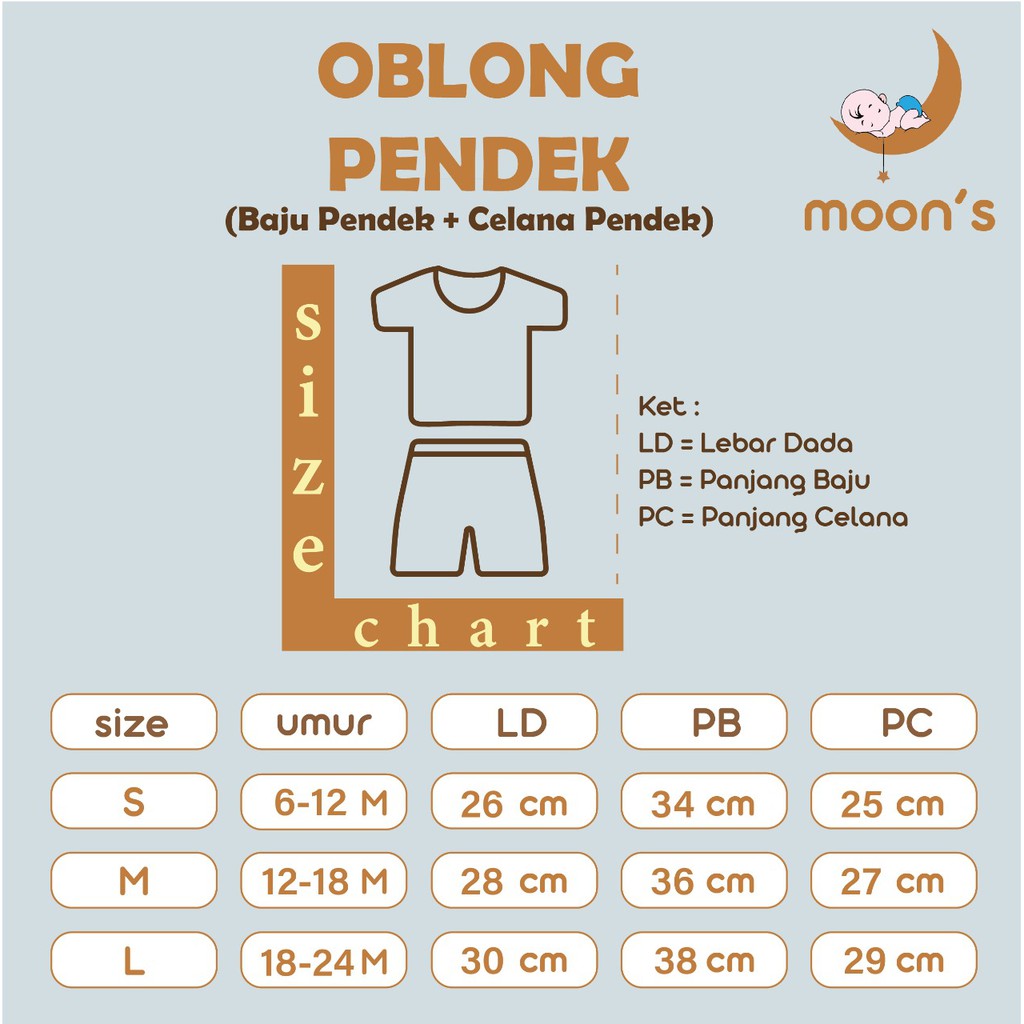 SNI STELAN OBLONG PENDEK  moons care  stelan baju pendek bayi stelan oblong Baju bayi Lucu Stelan ba