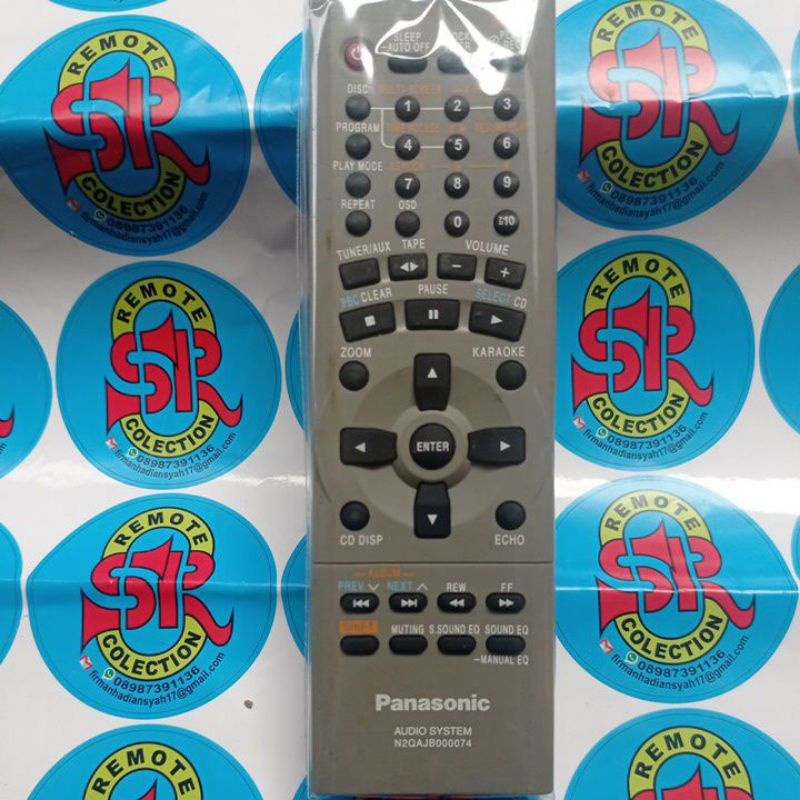 Remote compo cd panasonic