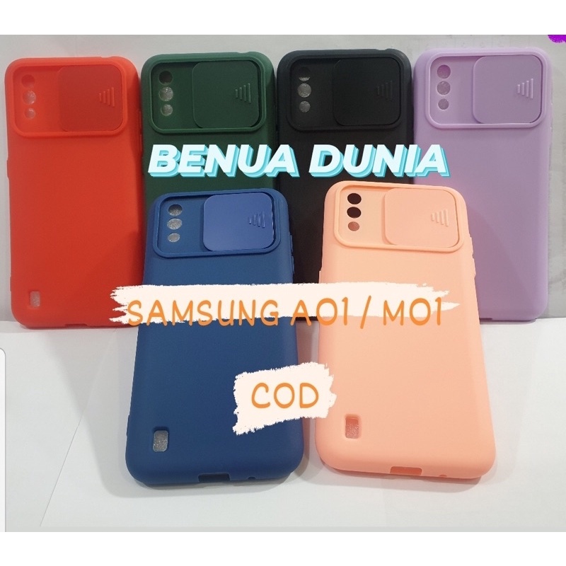 CASE SLIDE SAMSUNG A01/M01 - SLIDE CASE PELINDUNG KAMERA SAMSUNG A01/M01 - BENUA DUNIA