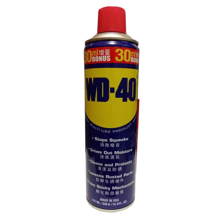 WD40 Pelumas Anti Karat 412ml Lubricant WD 40 412 ml