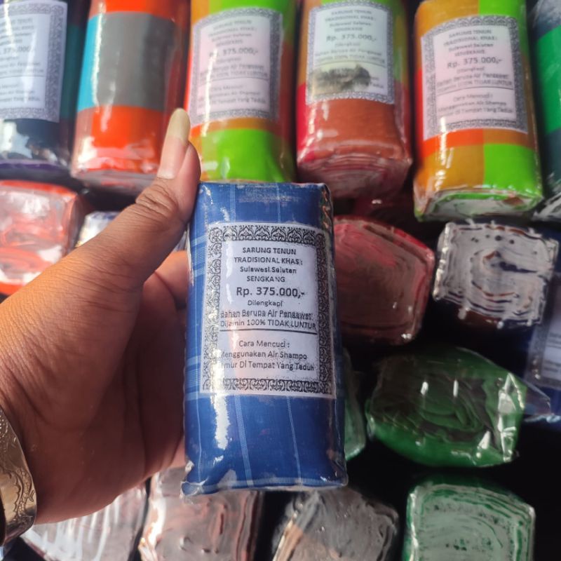 sarung tenun sengkang khas bugis original