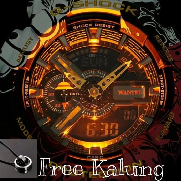 Jam Tangan Pria Casio G-Shock X One Piece GA110 Original Bm Terlaris