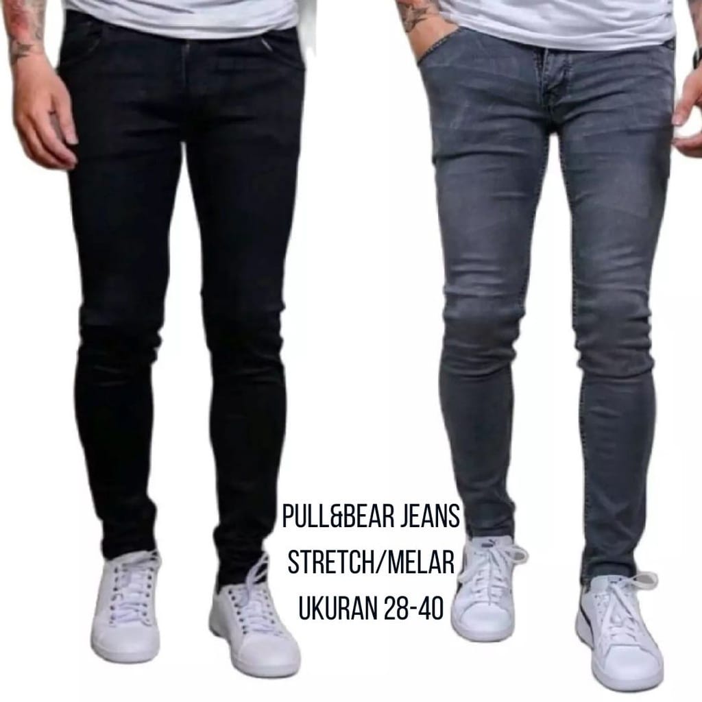 Celana Jeans Skinny Pria / Celana Jeans Pria Pull&Bear / Celana Panjang Pria Pull n Bear