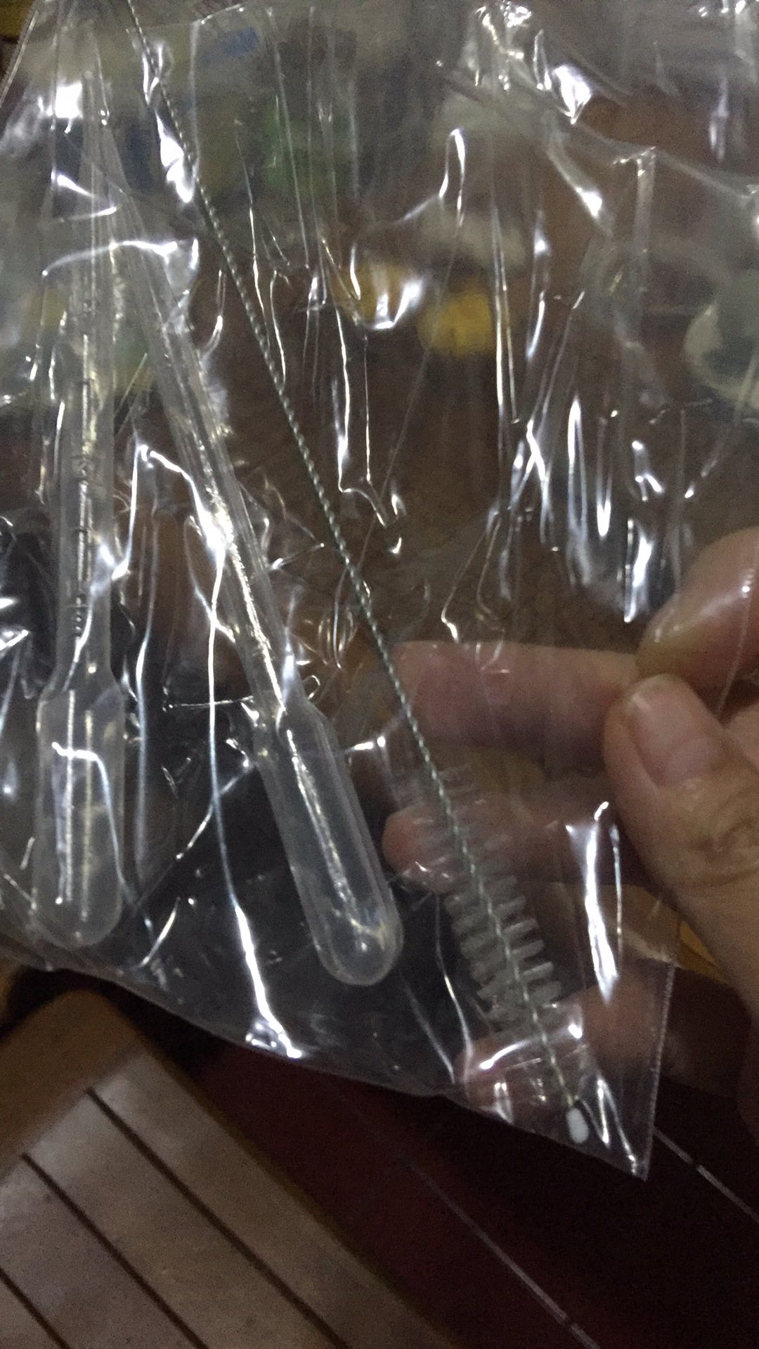 Brush Pembersih Sedotan Stainless Sikat Boba Straw 23 Cm 23cm Pipet Cuci Straw Metal Bubble