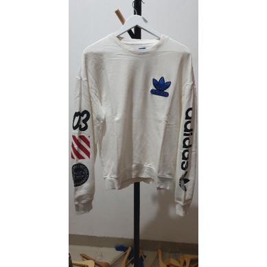 Sweater Crewneck CN Adidas 3 Stripes/foil