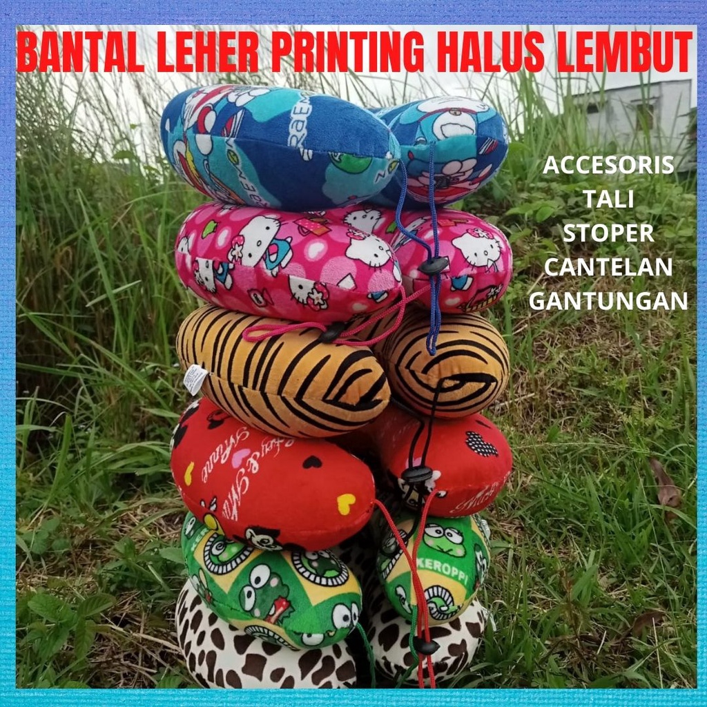 Bantal Leher Dewasa / Bantal Sandaran U Bahan Printing Dijamin Lembut Banget SNI