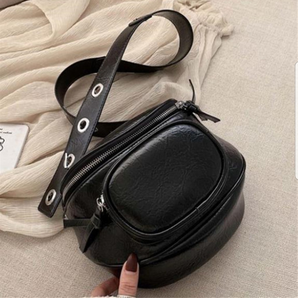 JK E6083  1KG MUAT 3PCS TAs SELEMPANG WAISTBAG FASHION IMPORT  005 T197 C8282