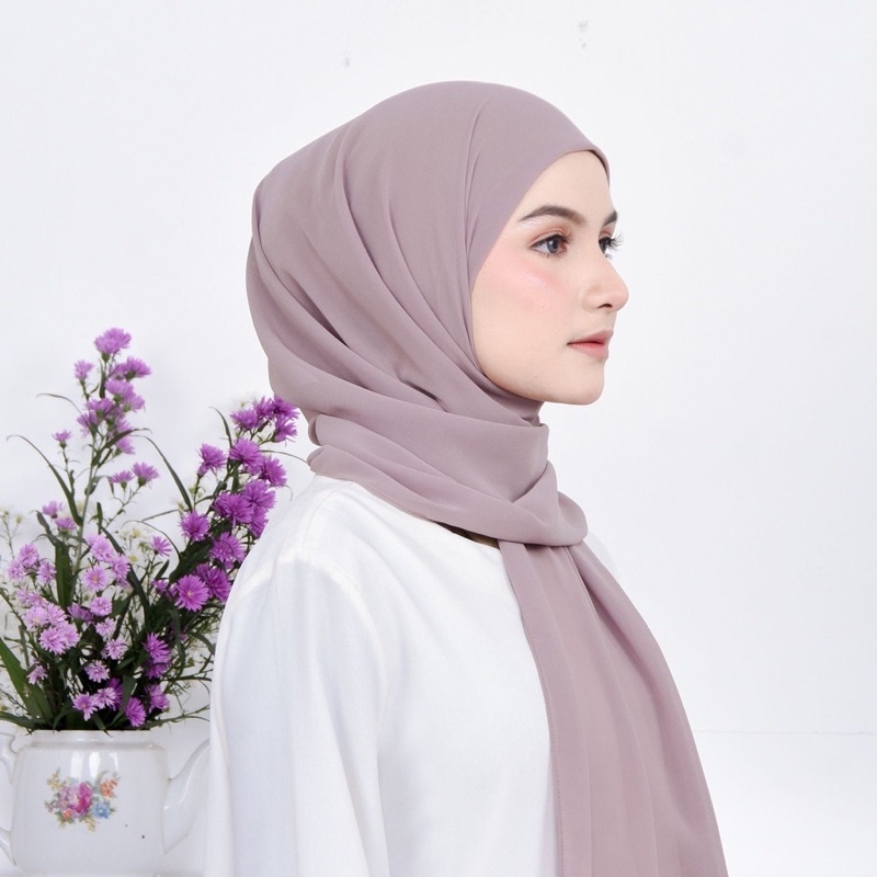 Shabira Hijab - Pashmina Inner Turkey 2in1 Ciput Premium Original ( bahan inner jersey korea ) 180cm