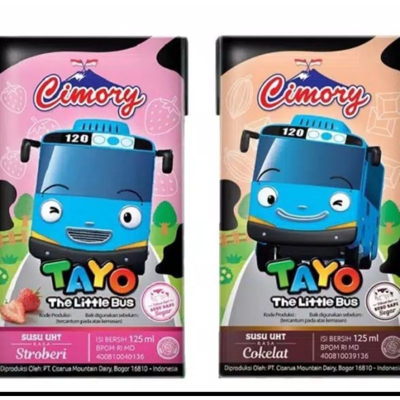 CIMORY Tayo UHT Fresh Milk 125ml (1 dus isi 40 pc)