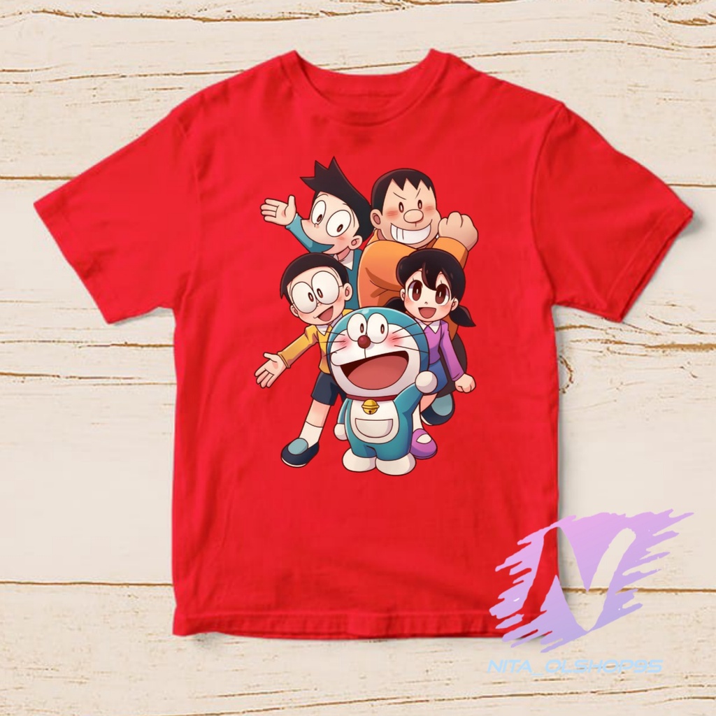 kaos doraemon terbaru baju kaos anak sinema doraemon