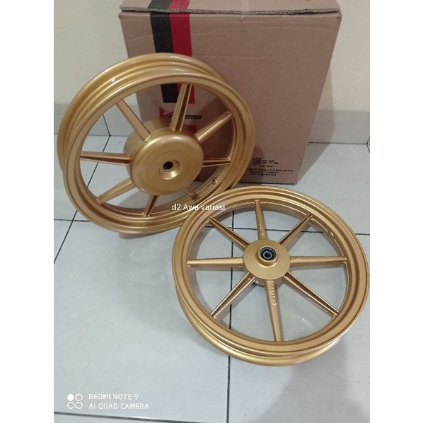velg v Rossi comet ring 14 palang 8 Vario 110, beat,carbu,f1, Scoopy genio, beat new,beat,stret