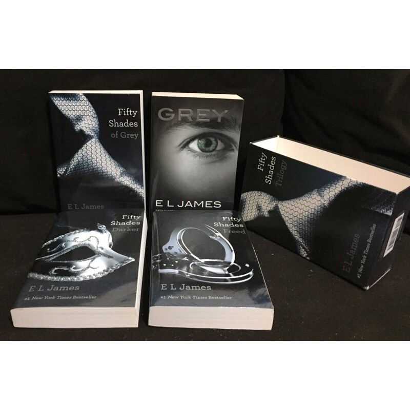 (English) Novel Fifty Shades of Grey e.l james fifty shades darker fifty shades freed