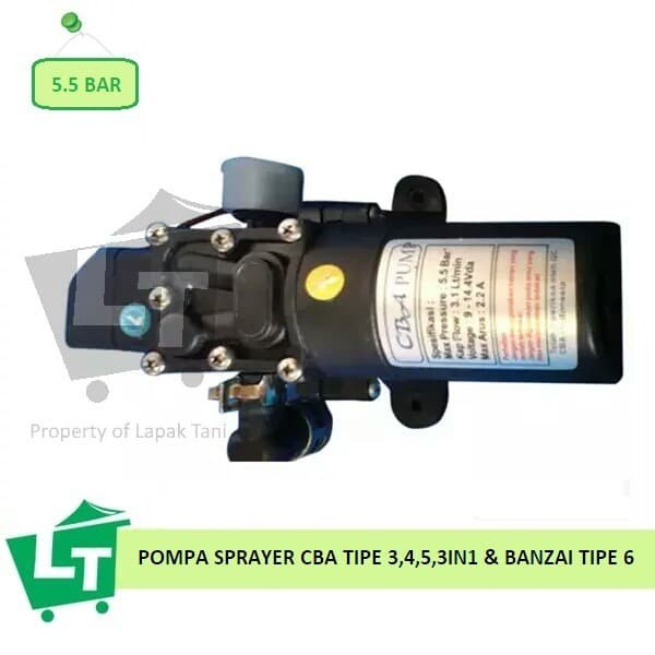 DINAMO POMPA SPRAYER ELEKTRIK CBA TIPE 3,4,5,3IN1 DAN BANZAI TIPE 6