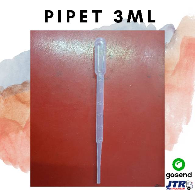 Pipet 3 ml untuk obat anjing dan kucing - Pipet Obat Cair - Pipet Susu Bayi Kucing Anjing -