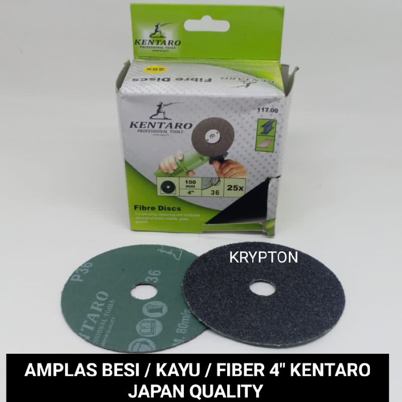 AMPLAS BESI / KAYU / FIBER 4&quot; KENTARO JAPAN QUALITY