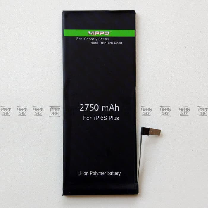 BARU  Baterai Hippo Double Power Original Apple Iphone 6S Plus 6S+ Batre