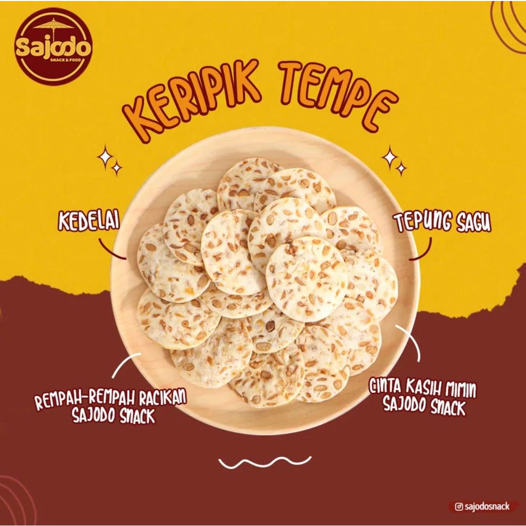 KERIPIK TEMPE SAJODO SNACK