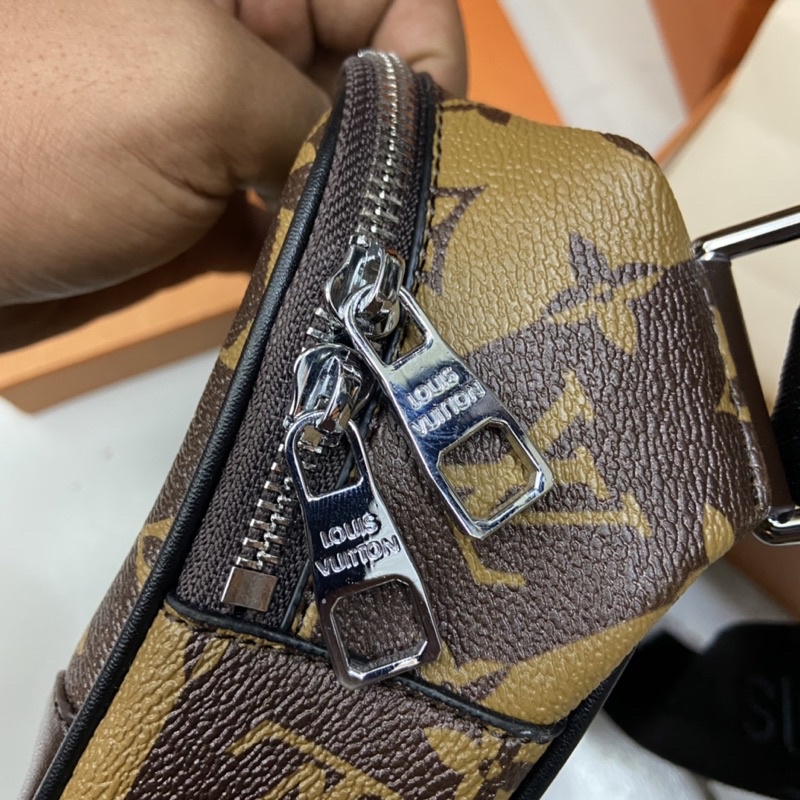 Waistbag Lv import free box waist bag lv wanita dan pria tas selempang lv