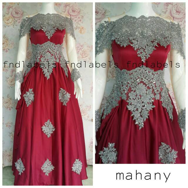 Mahany kebaya gaun FnD Labels cocok untuk wisuda pesta party hijab