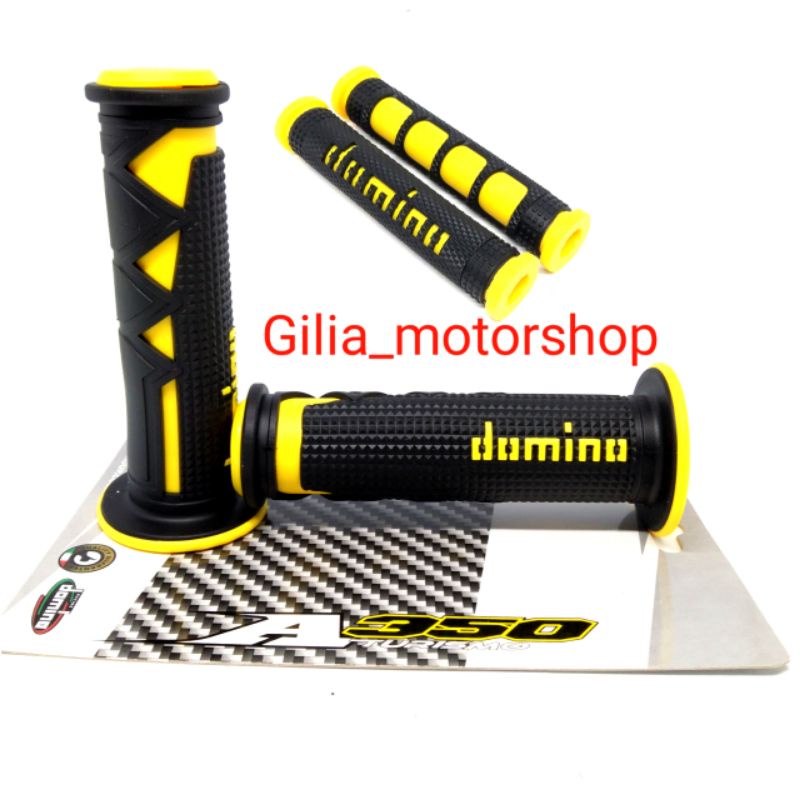 Handgrip Karet Domino kombinasi 2 warna bonus Karet Handle Domino 2 Warna PCX Beat Mio Scoopy