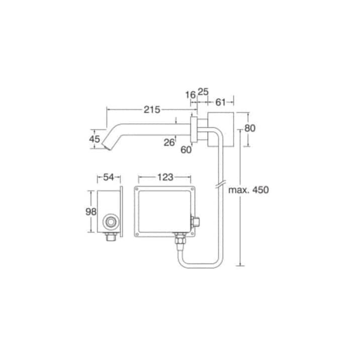 SAN EI SENSOR SINK TAP - KRAN SENSOR EA 100