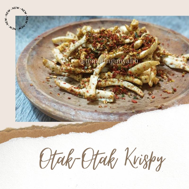 

TEMEN NGUNYAH CEMILAN OTAK-OTAK RENYAH ENAK SNACK MURAH 60gr