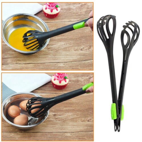 Pengocok Penjepit Telur Adonan Kue 3in1 / Spatula Kue Serbaguna / Whisk