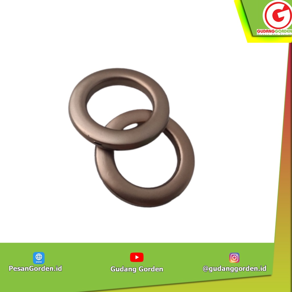 Smokering Gorden / Ring Smoke Bolak Balik Coklat