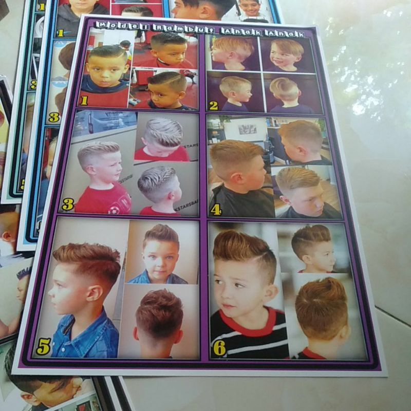 poster potong rambut