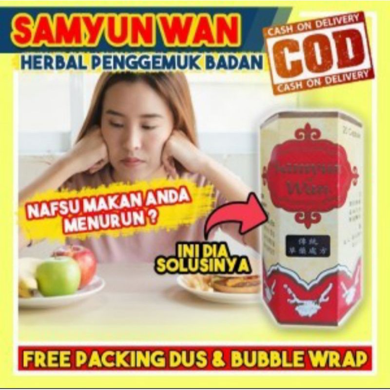 Jual Sam Yun Wan Original Obat Penggemuk Badan Indonesia|Shopee Indonesia