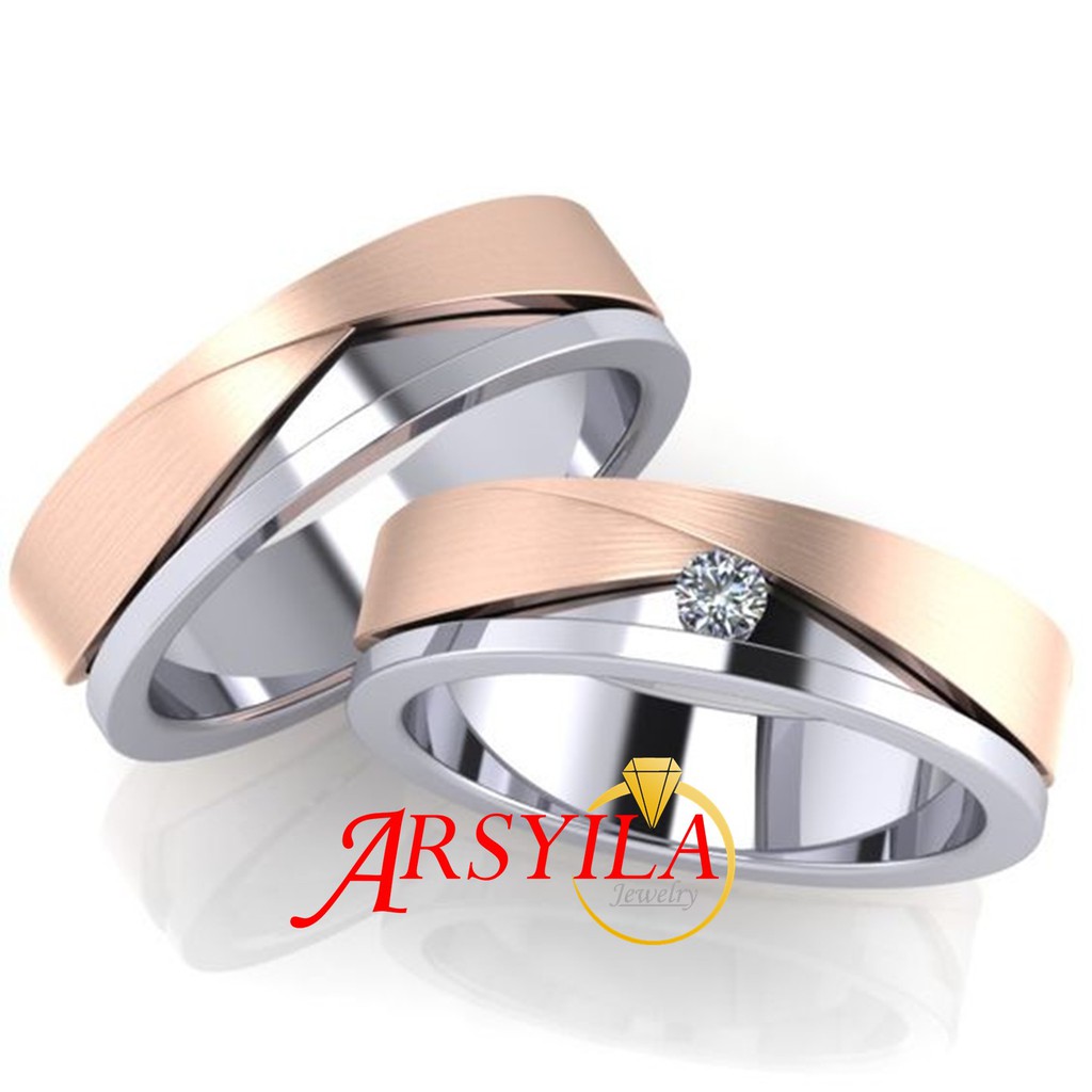 Cincin Pernikahan Cincin Tunangan Cincin Couple Arsyila Jewelry