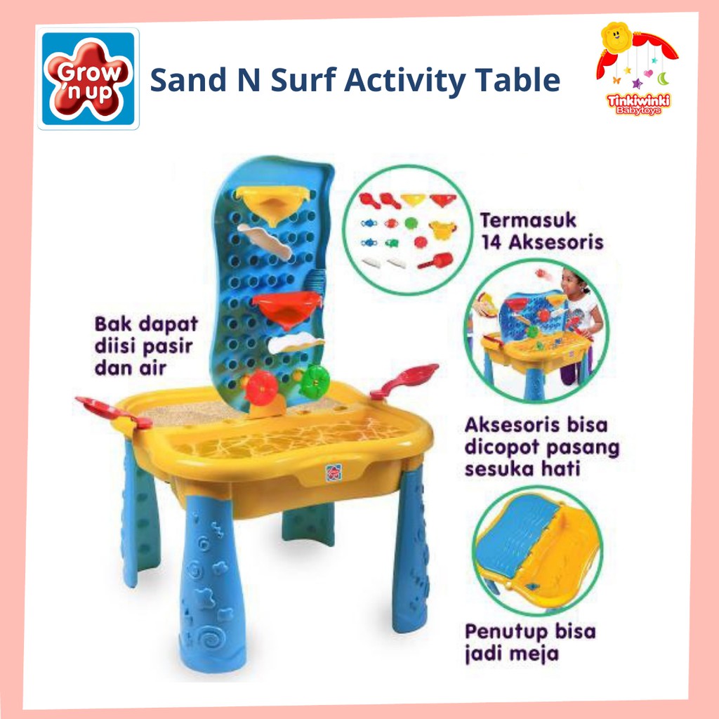 Grow N Up Sand and Surf Activity Table