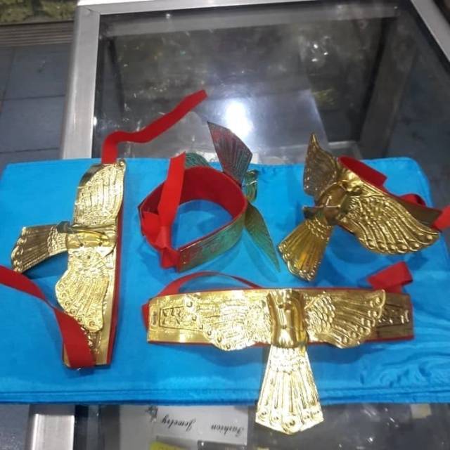 Sepasang Gelang bahu Burung Adat Lampung Palembang