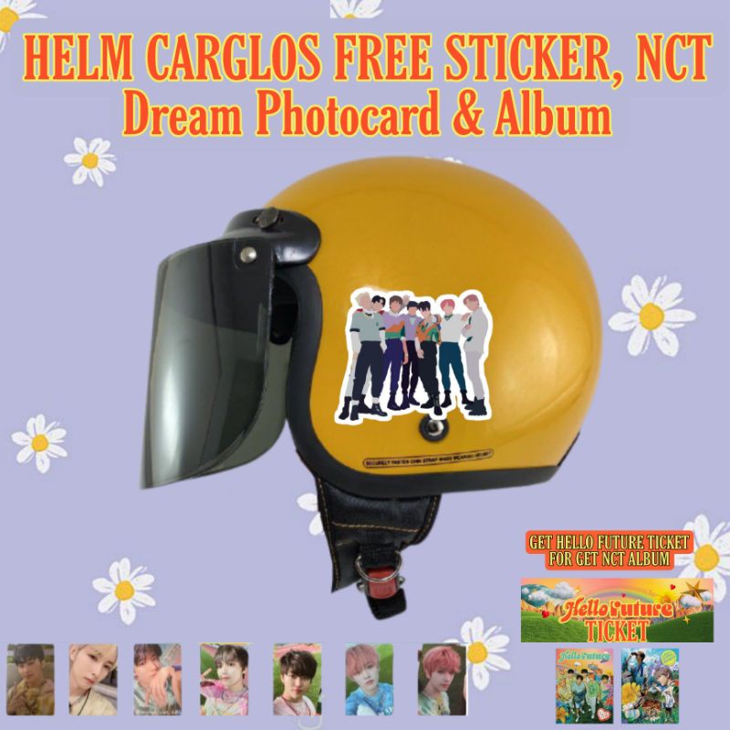 HELM CARGLOSS FREE STICKER, NCT DREAM PHOTOCARD & ALBUM (HELM KPOP)