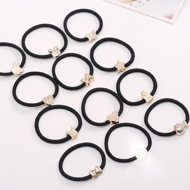 Wild tying hair ring，Cincin Rambut Imut Gaya Korea