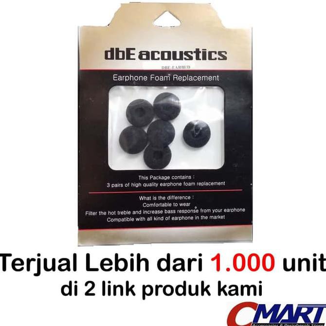 BE5T QUALITY dBe Earbud : 3 pairs of Earphone Foam Replacement