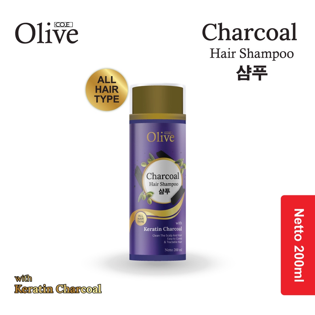 OLIVE CHARCOAL SAMPOO CONDITIONER BPOM - OLIVE CHARCOAL SERIES BPOM