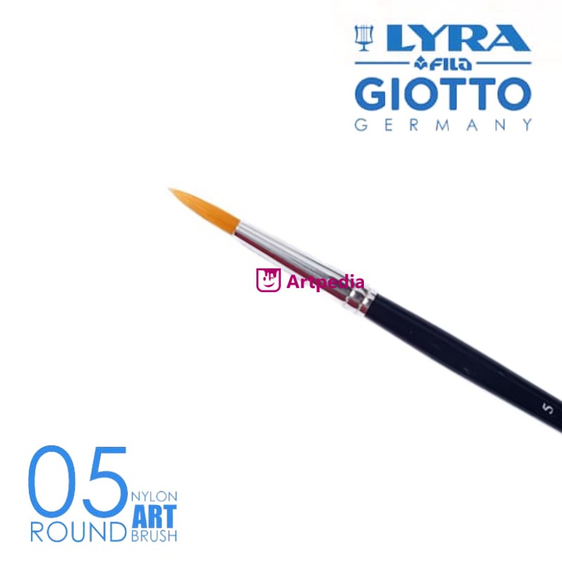 

Kuas Lyra Bulat 05 - Lyra Art Brush Round No.05 -Kuas Lukis Lyra -Lyra Taklon Art Brush Round No. 05