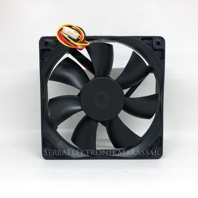 Kipas Panel Fan DC24Volt Merk B/E (+Arde) 12cm