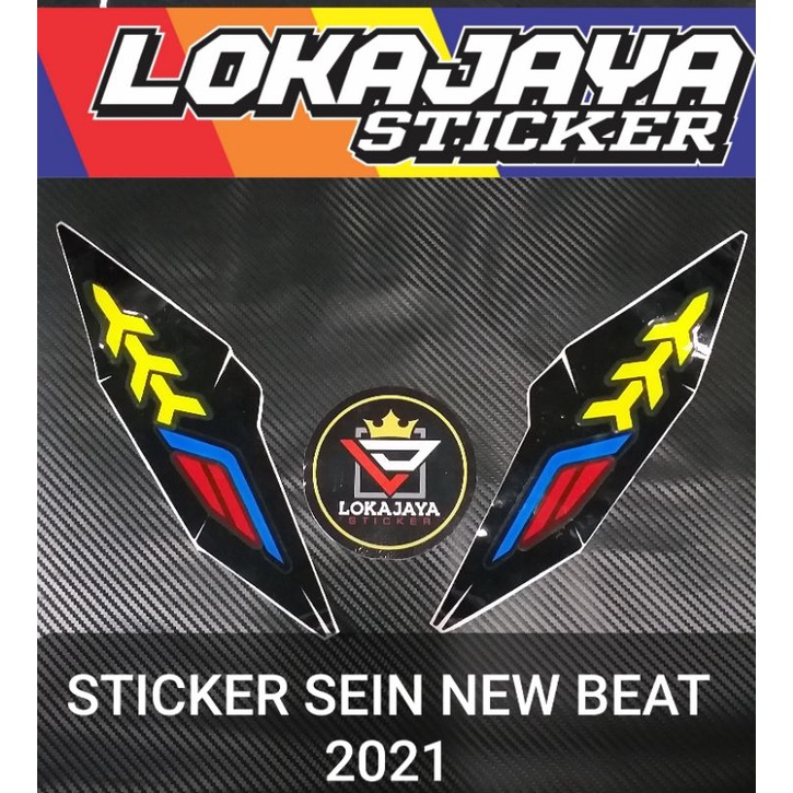 STICKER LAMPU SEIN DEPAN LAMPU VARIASI NEW BEAT 2021